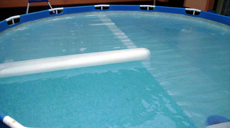 Solární kruhy CorniSun průhledná solární plachta vyztužená nylonem na bazén Tampa